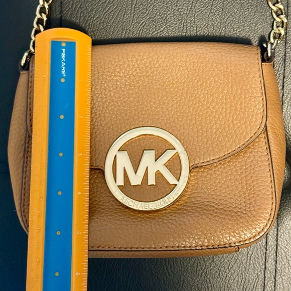 Michael Kors Brown and Gold Crossbody Bag - Picture 14 of 16